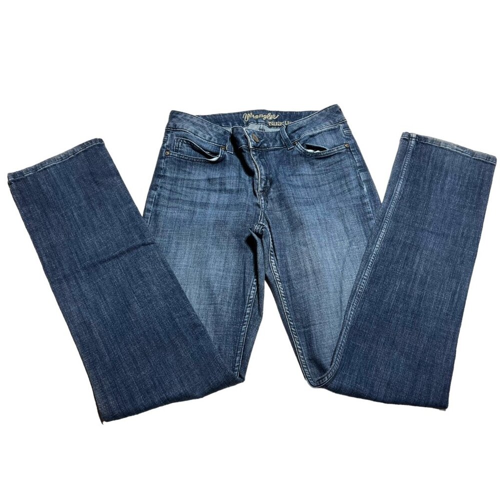 Women's Wrangler Straight Cut Jeans Size 8 (9 Juniors)